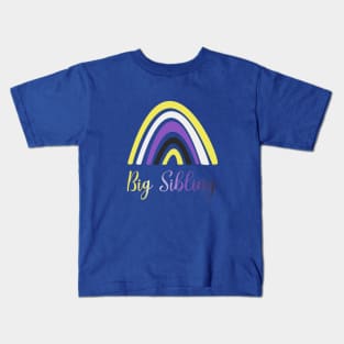 Big Sibling (non binary colors) Kids T-Shirt